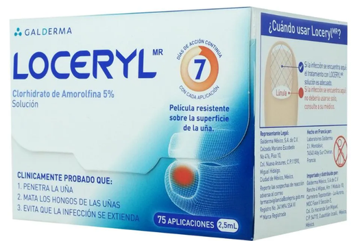 [3499320002523] LOCERYL 5% SOL 2.5 ML AMOROLFINA,CLORHIDRATO DE GALDERMA
