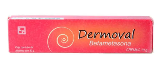 [7501752513204] Dermoval Betametasona Crema 0.10g Tubo 30 G Genérico  TOCOGINO
