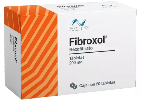[7502209858145] FIBROXOL c/10 TABS. 200 MG. Bezafibrato 200mg. NA
