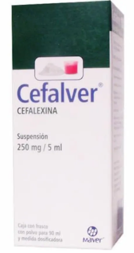 [7503000422627] CEFALEXINA SUSPENSIÓN 250MG/5ML FRASCO 90ML (CEFALVER) COLLINS