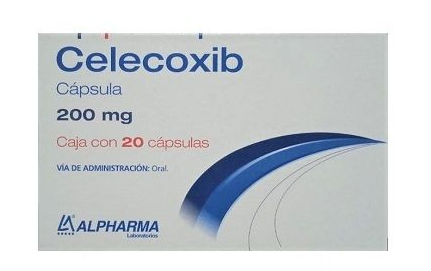 [7502226294865] Celecoxib Cápsula. Cada cápsula contiene: Celecoxib 200 mg. Envase con 10 Cápsulas.