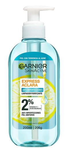 [3600542528122] Limpiador Purificante Garnier Express Aclara 2% 200 Ml GARNIER