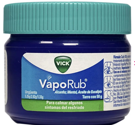 [7590002012468] Vick VapoRub Ungüento 50 G Ungüento que combina mentol, eucalipto y alcanfor. PGAMBL INC