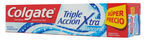 [7509546068909] PASTA DENTAL TRIPLE ACCION EXTRA BLANCURA 50ML COLGATE COLLINS