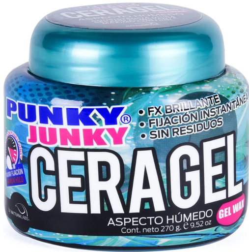 [7501438326388] Cera Gel Punky Junky Húmedo 270 G HENKELCAPS