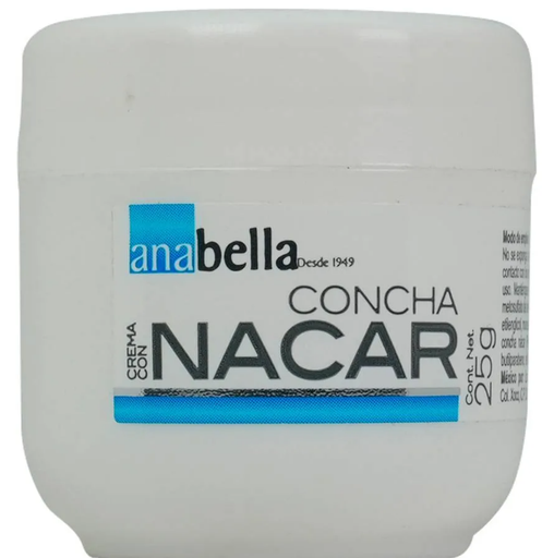 [7501006850031] CREMA CONCHA NACAR ANABELLA 25 G COLLINS