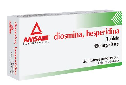 [7501349029460] DIOSMINA/HESPERIDINA 450/50MG C/20TAB AMSA COLLINS