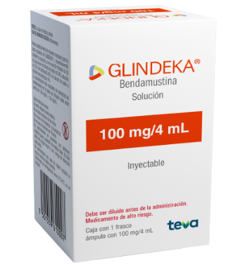 [7501559610007] Bendamustina solucion inyectable Cada frasco ámpula contiene: Clorhidrato de bendamustina 100 mg/4 mL. Envase con 1 frasco ámpula.
