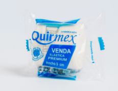 [7503003406723] VENDA ELÁSTICA (Quirmex) A: 5cm. L: 5mt. c/1 Pza. Venda elástica de Media compresión  5 x 5 NA