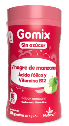 [7502259892410] Gomix Vinagre de Manzana Fco. c/60 gomitas 3G.