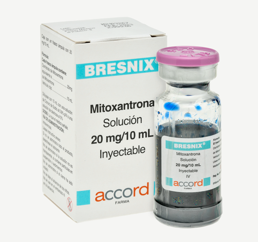 [7506335702099] Bresnix MITOXANTRONA 2.0 mg/10m. Envase con 1fco. Ampula   Seco, manejable hasta 25°C.                                                      ACCORD