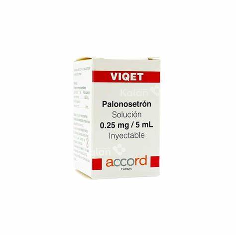 [7506335700101] Viqet PALONOSETRÓN 0.25 mg/ 5 mL. Envase con 1 fco, Ampula Seco, manejable hasta 25°C.                                                     