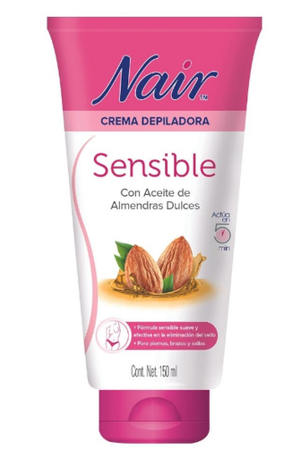 [7501080921139] Depiladora Nair Crema Piel Sensible 150 Ml CHURCH&DWIGHT