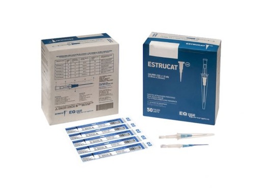 [5701563666866] Catéter para venoclisis calibre 22g. Caja con 50 piezas ESIGAR