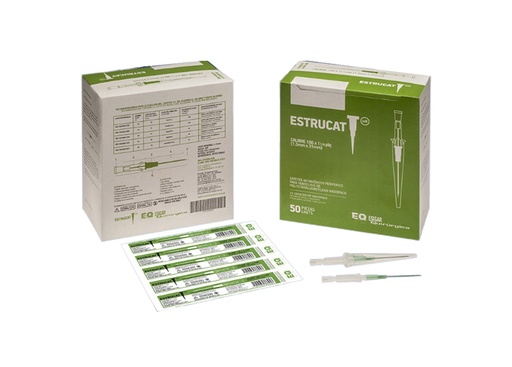 [7502274120376] Esigar Catéter calibre 18G Caja con 50 piezas  ESIGAR