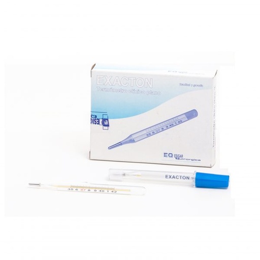 [7502274120321] Termómetro clínico prismatico RECTAL TERMO FLU Pieza individual ESIGAR