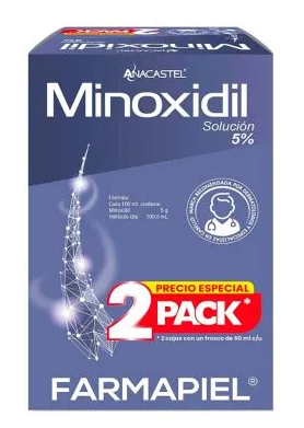 [7502002462495] Minoxidil Sol 5% Frasco 60 Ml 2 Pack