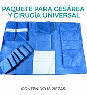 [ES791] Paquete para cesárea y cirugía general. Corrugado con 20 paquetes. GH