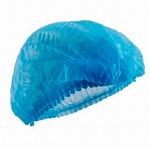 [ES857] Gorro plisado azul g paq 100. Corrugado con 40 paquetes. GH