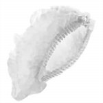 [ES858] Gorro plisado blanco g paq 100. Corrugado con 40 paquetes. GH