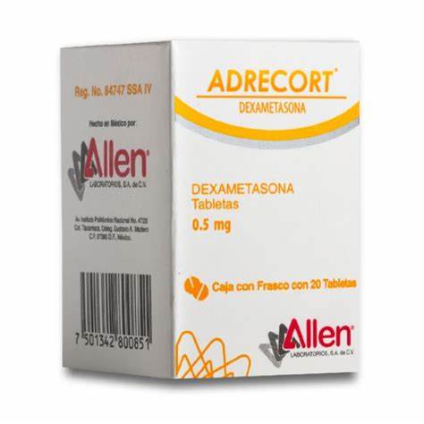 [7502209810013] ADRECORT Cja/Fco. c/20 TABS. 0.5 MG. NA