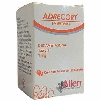 [7502209810044] ADRECORT Cja/Fco. c/20 TABS. 1 MG. NA
