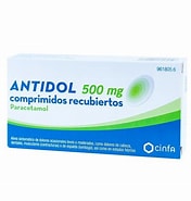 [7501109760657] ANTIDOL c/20 TABS. 500 MG. Paracetamol  500mg. (Tabs. Orales). NA
