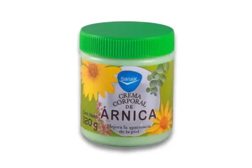 [7503017500905] ÁRNICA CREMA CORPORAL (Sana-X) Tarro 120 G.  Árnica NA