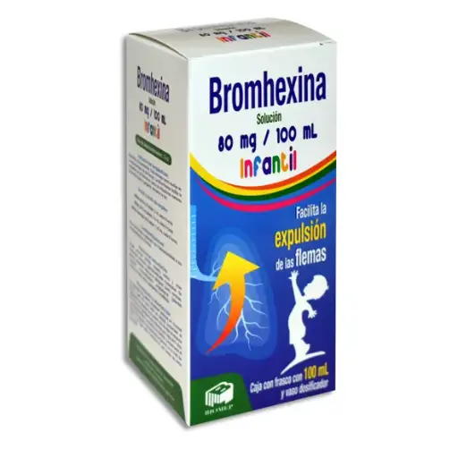 [7501573903246] BROMHEXINA (Biomep) SOL. Infantil Fco. 100 ML.  80 MG/100 ML. Bromhexina (Sol. Oral Infantil). BIOMEP