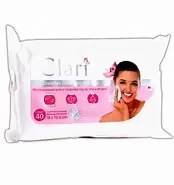 [7502221012327] CLARIS TEENS TOALLAS DESMAQUILLANTES Paq. c/30 Pzs.  NA