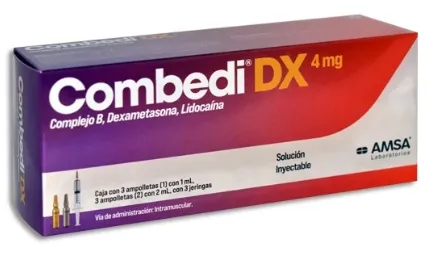 COMBEDI DX Sol. Iny. c/6 AMPTAS. (1-2) 100-100-5-4-30 MG/3 ML. y 3 ...