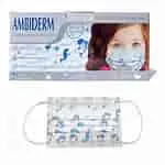 [7502224243520] CUBREBOCAS INFANTIL DCHBLE. 3 PLIEGUES Col. Blanco (Ambiderm) Cja. c/50 Pzs. NA