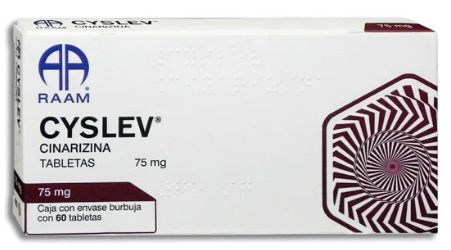 [7502227871409] CINARIZINA 75MG C/60TAB (CYSLEV) COLLINS