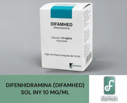 [7531536560124] DIFAMHED Sol. Iny. c/1 FCO. AMP. 10 ML. 10 MG/1 ML. NA