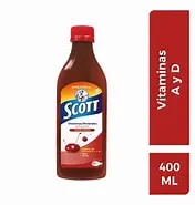 [7501065054678] EMULSIÓN DE SCOTT Sabor Cereza Fco. 400 ML. NA