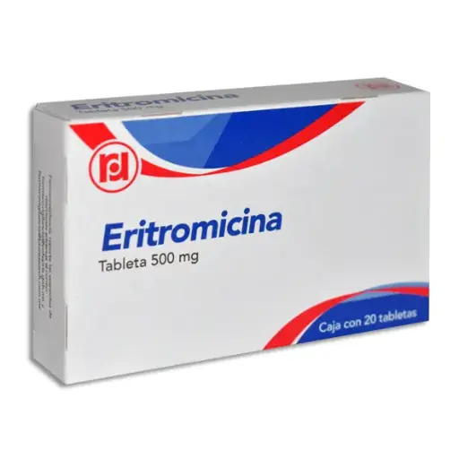[7501563380170] ERITROMICINA (Randall) c/20 TABS. 500 MG. Eritromicina 500mg. (Tabs. Orales). 