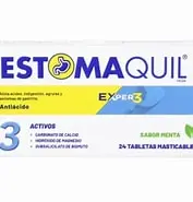 [7501369200184] ESTOMAQUIL EXper3 Display c/10x4 TABS. Masticables Sab. MENTA 400-250-150 MG. NA