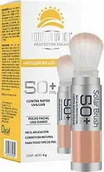 [7502253602350] FOTOSUN UV 100 Bloqueador Solar BRUSH c/BROCHA FPS50+UVA/UVB POLVO Tubo c/4 G.  NA
