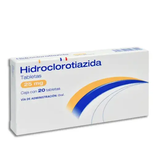 [7501384546519] HIDROCLOROTIAZIDA (Neolpharma) c/20 TABS. 25 MG. NA