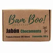 [7506489900020] JABÓN CHOCOMENTA (Bam Boo) Barra c/100 G.  Jabón corporal NA