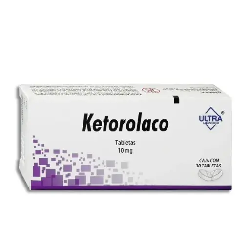 [7502216801196] KETOROLACO 10MG ULTRA 10 TABS ULTRA