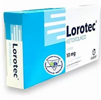 [7502009749056] LOROTEC-DUO c/40 CAPS. 10-25 MG. Ketorolaco+Tramadol (Oral). NA