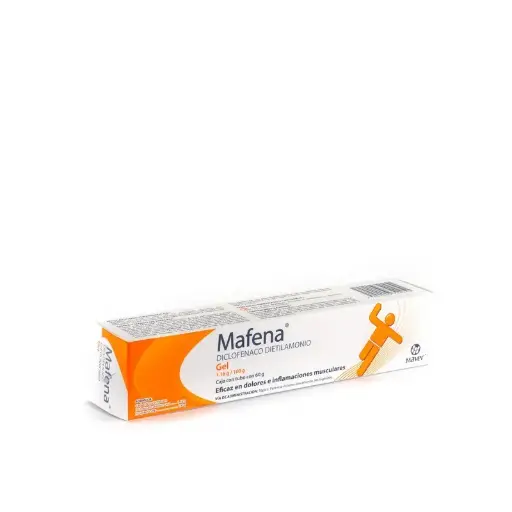 [7502009740251] MAFENA GEL Tubo c/60 G. 1.16 G/100 G. Diclofenaco (Tópico) 1.16% 