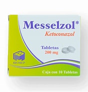 [7501573900528] MESSELZOL c/10 TABS. 200 MG. Ketoconazol (Tabs. Orales) NA
