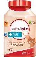 [7501249607638] NUTRAVITPLUS Sabor CHOCOLATE Fco/Polvo  425 G.  NA