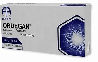 [7502227874219] ORDEGAN c/30 CAPS. 10/25 MG. Ketorolaco+Tramadol (Oral). NA