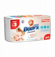 [7502221013317] PAÑAL DODYS PREMIUM Mediano (ETAPA-3 / 6-10 Kg.) c/38 Pzs. NA