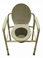 [7502256720112] SILLA CÓMODO FIJO DE ACERO CROMADO Mod. ECB13. NA