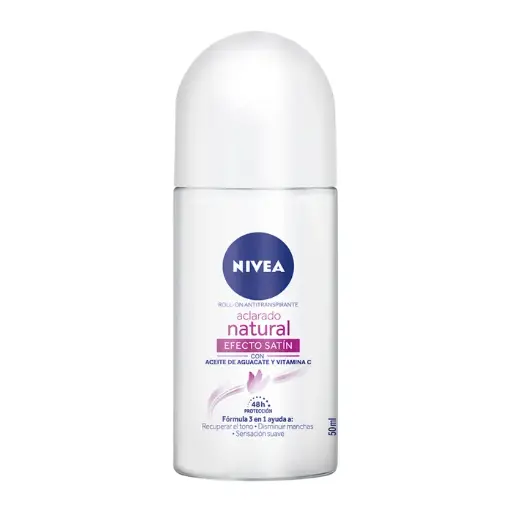 [4006000058900] NIVEA DESODORANTE Aclarado Natural 48H Roll-on 50 ML. NA