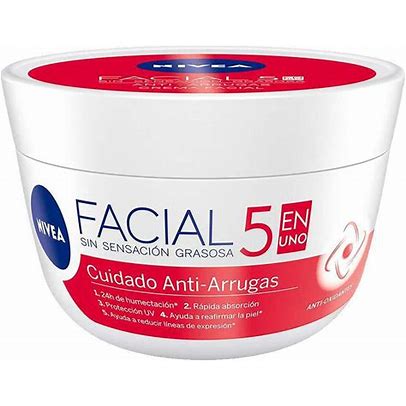 [42270027] NIVEA FACIAL 5en1 Cuidado Tono Natural CREMA Tarro 200 ML. NA